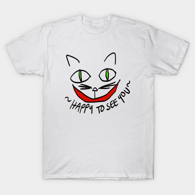 Unhinged cat T-Shirt by unexaminedlife